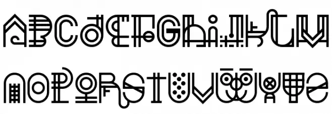 Escalatio फ़ॉन्ट लोअरकेस