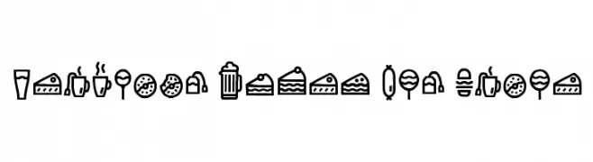 Escalope Crust One Icons  Free Fonts Download