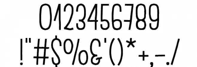 Escalope Crust One Font OTHER CHARS