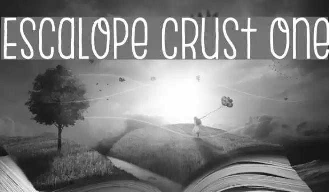 Escalope Crust One Font examples