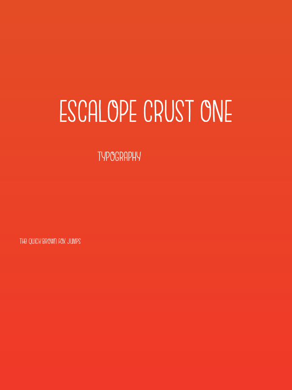 Escalope Crust One Poster
