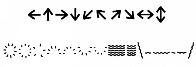 Escalope Crust Three Icons Font OTHER CHARS