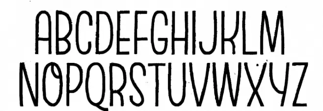 Escalope Crust Three Schriftart Groß