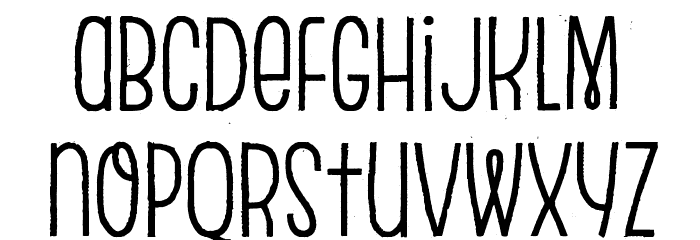 Escalope Crust Three Font LOWERCASE