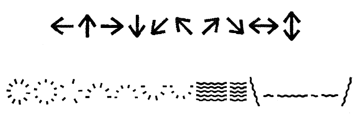 Escalope Crust Two Icons Font OTHER CHARS