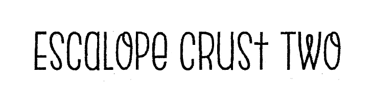 Escalope Crust Two Шрифта