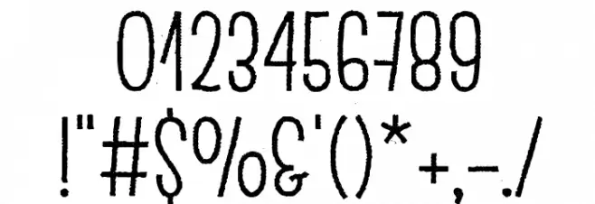 Escalope Crust Two Font OTHER CHARS