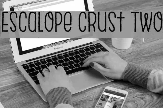 Escalope Crust Two Font examples