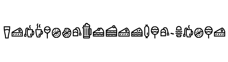 EscalopeCrustOne-Icons Шрифта