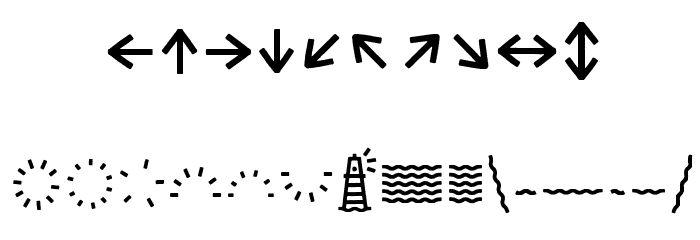EscalopeCrustOne-Icons Font OTHER CHARS