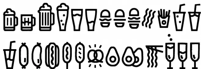 EscalopeCrustOne-Icons フォント 大文字