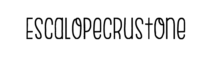 EscalopeCrustOne Шрифта