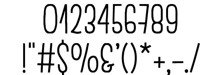 EscalopeCrustOne Font OTHER CHARS