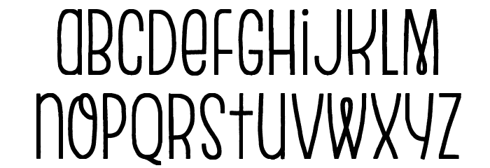 EscalopeCrustOne Font LOWERCASE