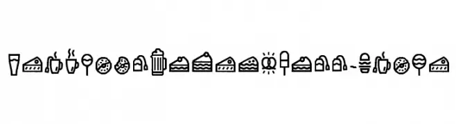 EscalopeCrustThree-Icons  Free Fonts Download