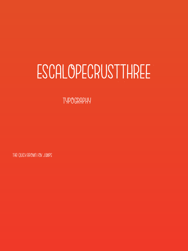 EscalopeCrustThree Poster