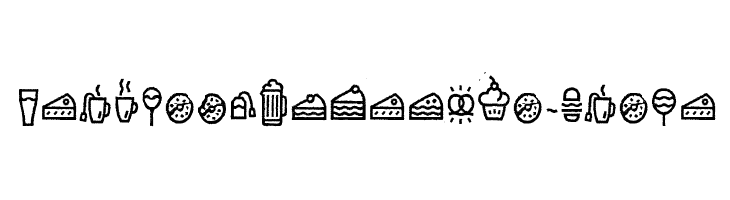 EscalopeCrustTwo-Icons Шрифта