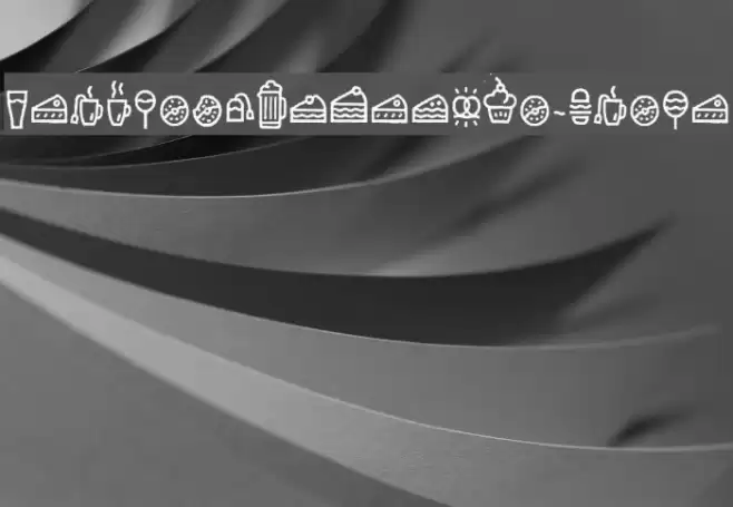 EscalopeCrustTwo-Icons Шрифта examples