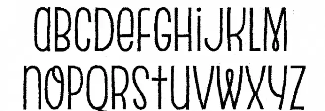 EscalopeCrustTwo خط أحرف صغيرة