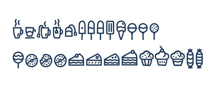 EscalopeSoft-Icons Lowercase