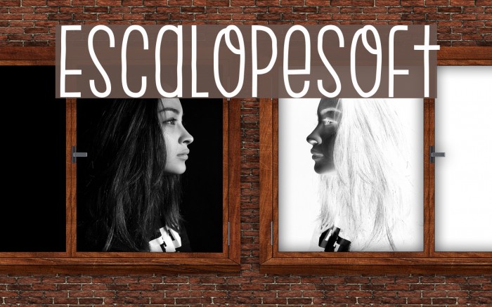 EscalopeSoft Шрифта examples