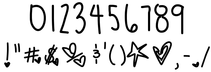 Escapades Font OTHER CHARS