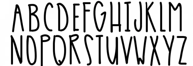 Escapades Schriftart Groß