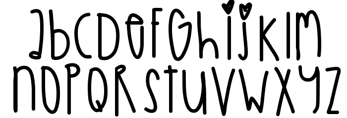 Escapades Font LOWERCASE