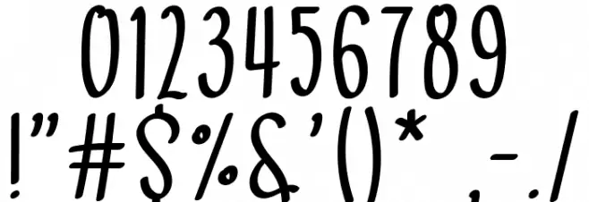 Escapar Font OTHER CHARS