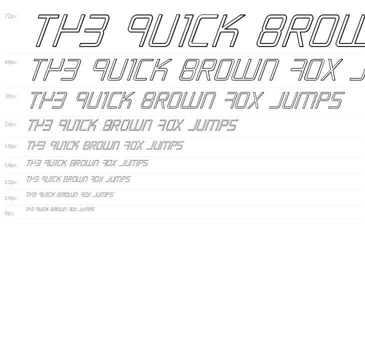 Escape Artist 3D Italic Waterfall