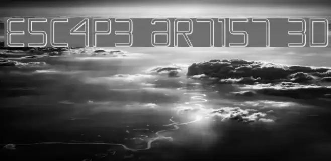 Escape Artist 3D Font examples
