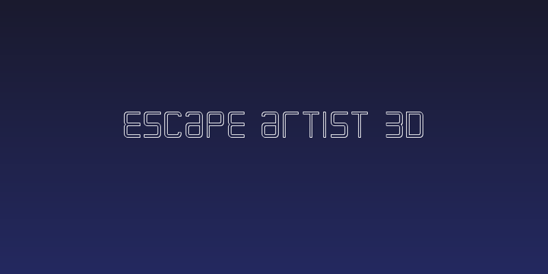 Escape Artist 3D Social Header