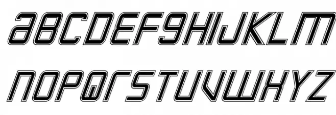 Escape Artist Academy Italic Fonte MAIÚSCULAS