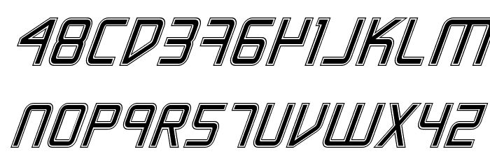 Escape Artist Academy Italic Font LOWERCASE