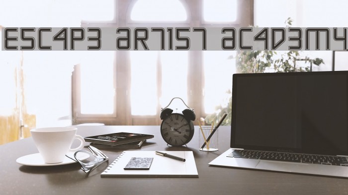 Escape Artist Academy Font examples