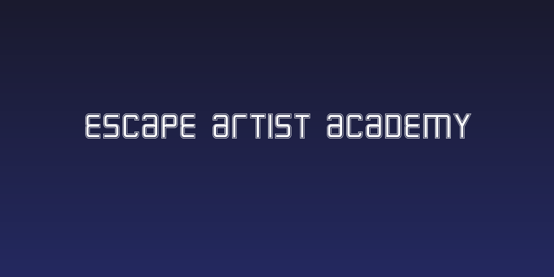 Escape Artist Academy Social Header