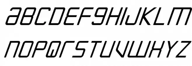 Escape Artist Bold Italic Schriftart Groß
