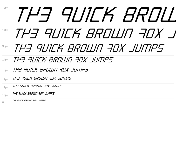 Escape Artist Bold Italic Waterfall