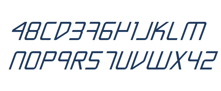 Escape Artist Bold Italic Lowercase