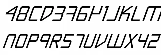 Escape Artist Bold Italic फ़ॉन्ट लोअरकेस