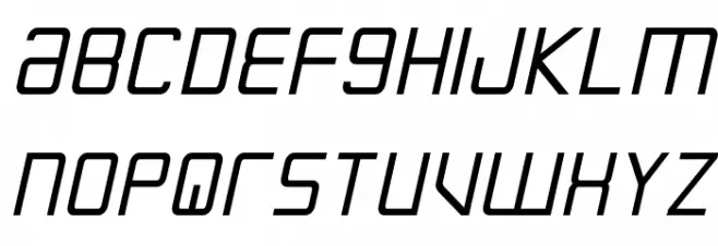 Escape Artist Bold Semi-Italic Fonte MAIÚSCULAS