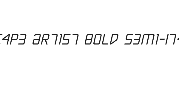 Escape Artist Bold Semi-Italic Logo