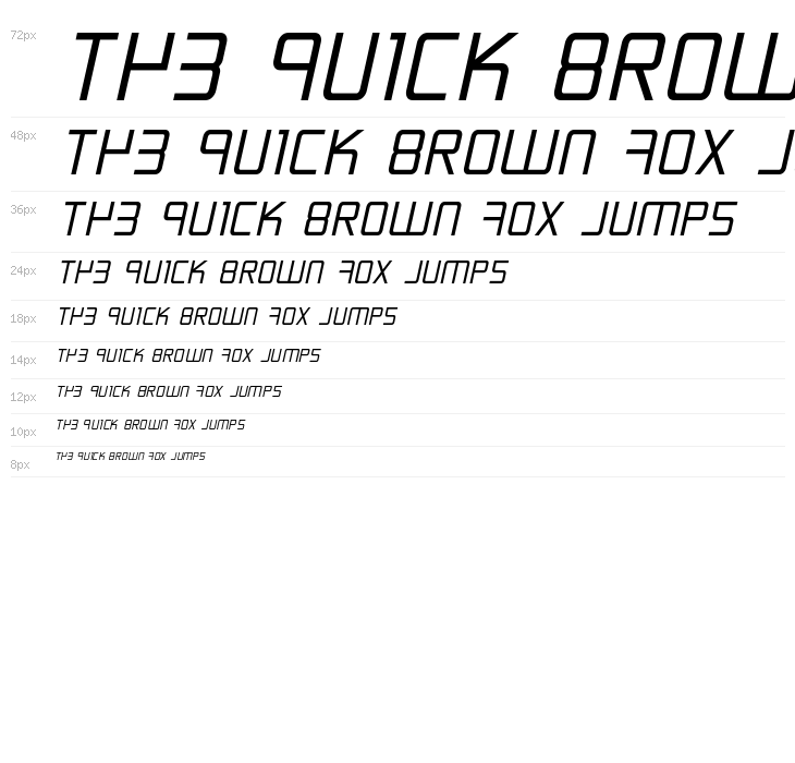 Escape Artist Bold Semi-Italic Waterfall