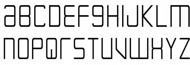 Escape Artist Condensed Font Litere mari
