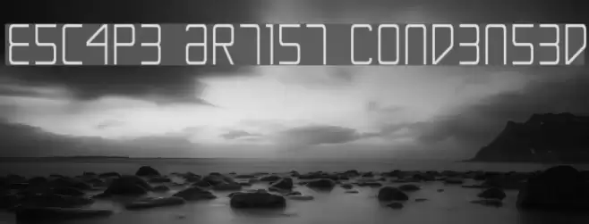 Escape Artist Condensed Font examples