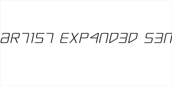 Escape Artist Expanded Semi-Italic Logo