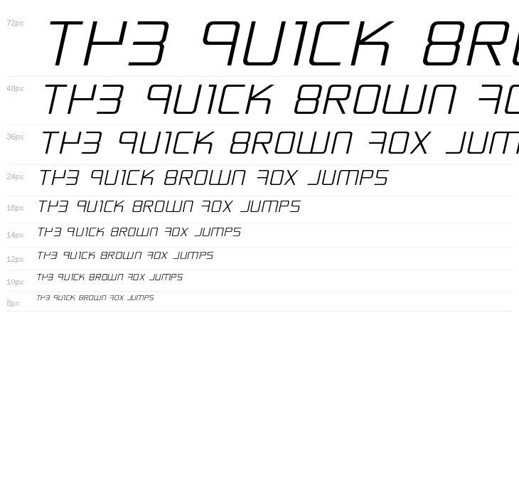 Escape Artist Expanded Semi-Italic Waterfall