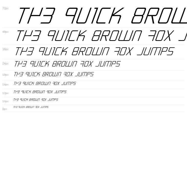 Escape Artist Italic Waterfall