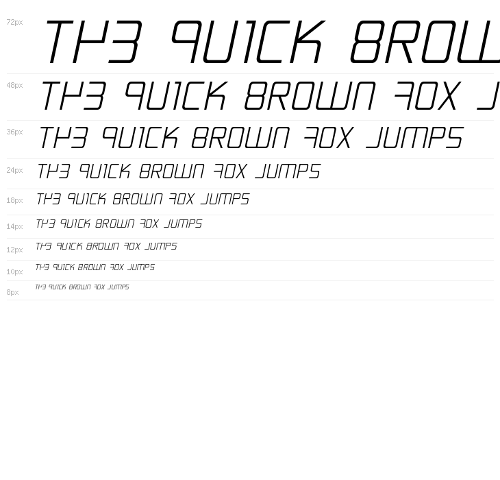 Escape Artist Semi-Italic Waterfall