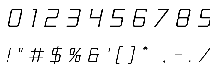 Escape Artist Ttitle Semi-Italic Font Alte caractere